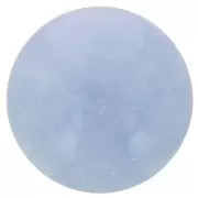 Cabujón redondo de 12 mm de piedra preciosa - Anhidrita - Angelita x1