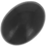 Cabujón oval 18x13 mm gema - Shungite x1