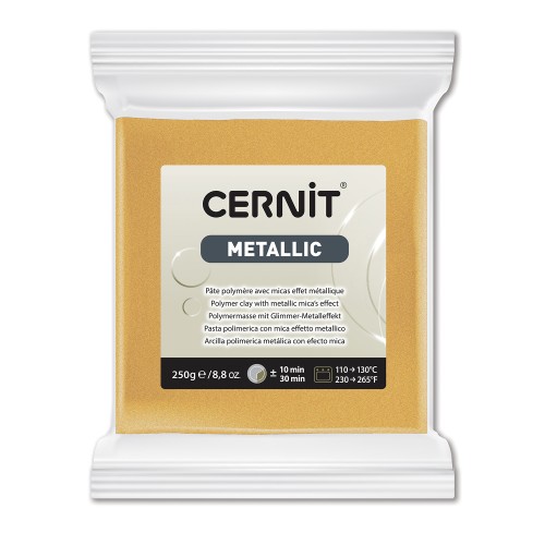 Cernit Pasta Dorado Metálico 250gr (n°050) x1