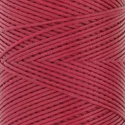 Bobina de hilo plano encerado Linhasita para macramé de 1,4 mm - Rojo oscuro (44) x 167 m