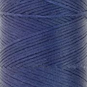 Bobina de hilo plano encerado Linhasita para macramé de 1,4 mm - Azul marino (70) x 167 m
