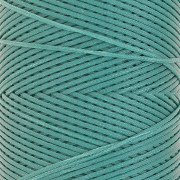 Bobina de hilo plano encerado Linhasita para macramé de 1,4 mm - Verde turquesa (224) x 167 m