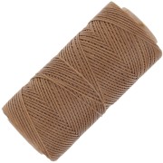 Bobina de hilo plano encerado Linhasita para macramé de 1,4 mm - Old Gold (604) x 167 m