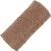 Bobina de hilo plano encerado Linhasita para macramé de 1,4 mm - Arena (214) x 167 m