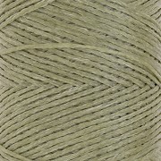 Bobina de hilo plano encerado Linhasita para macramé, 1,4 mm - Verde militar (90) x 167 m