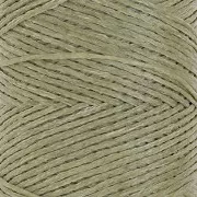 Bobina de hilo plano encerado Linhasita para macramé, 1,4 mm - Verde militar (90) x 167 m
