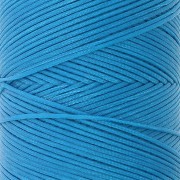 Bobina de hilo plano encerado Linhasita para macramé de 1,4 mm - Turquesa oscuro (707) x 167 m