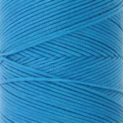 Bobina de hilo plano encerado Linhasita para macramé de 1,4 mm - Turquesa oscuro (707) x 167 m