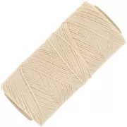 Bobina de hilo plano encerado Linhasita para macramé de 1,4 mm - Arena (924) x 167 m