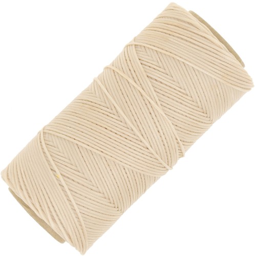 Bobina de hilo plano encerado Linhasita para macramé de 1,4 mm - Arena (924) x 167 m