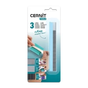 Juego de 3 cuchillas para arcilla polimérica con 1 mango x1