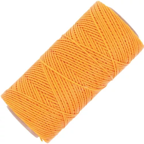 Bobina de hilo plano encerado Linhasita para macramé de 1,4 mm - Safran (274) x 167 m