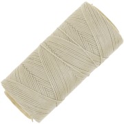 Bobina de hilo plano encerado Linhasita para macramé, 1,4 mm - Beige (05) x 167 m