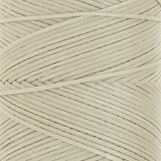 Bobina de hilo plano encerado Linhasita para macramé, 1,4 mm - Beige (05) x 167 m