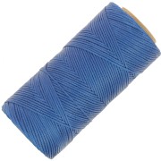 Bobina de hilo plano encerado Linhasita para macramé, 1,4 mm - Azul (692) x 167 m