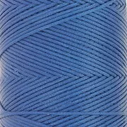 Bobina de hilo plano encerado Linhasita para macramé, 1,4 mm - Azul (692) x 167 m