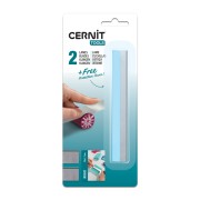 Juego de 2 cuchillas rígidas para arcilla polimérica con 1 mango x1|raw }}