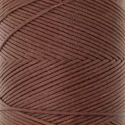 Bobina de hilo plano encerado Linhasita para macramé de 1,4 mm - Marrón (631) x 167 m