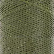 Bobina de hilo plano encerado Linhasita para macramé de 1,4 mm - Verde oliva (88) x 167 m