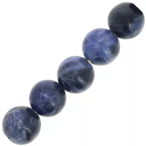 Cuentas Brazilian Sodalita  6 mm x15