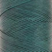 Bobina de hilo plano encerado Linhasita para macramé de 1,4 mm - Esmeralda (386) x 167 m