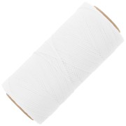 Bobina de hilo plano encerado Linhasita para macramé de 1,4 mm - Blanco (BCO ALV) x 167 m