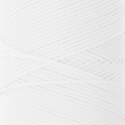 Bobina de hilo plano encerado Linhasita para macramé de 1,4 mm - Blanco (BCO ALV) x 167 m