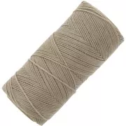 Bobina de hilo encerado Linhasita para macramé 1,4 mm - Vainilla (531) x167m