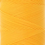 Bobina de hilo plano encerado Linhasita para macramé de 1,4 mm - Amarillo dorado (218) x 167 m