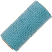 Bobina de hilo plano encerado Linhasita para macramé de 1,4 mm - Turquesa (229) x 167 m