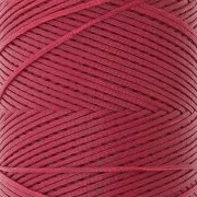 Bobina de hilo plano encerado Linhasita para macramé, 1,4 mm - Rojo (233) x 167 m