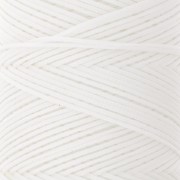 Bobina de hilo plano encerado Linhasita para macramé, 1,4 mm - Natural, 167 m