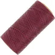 Bobina de hilo plano encerado Linhasita para macramé de 1,4 mm - Burdeos (60) x 167 m