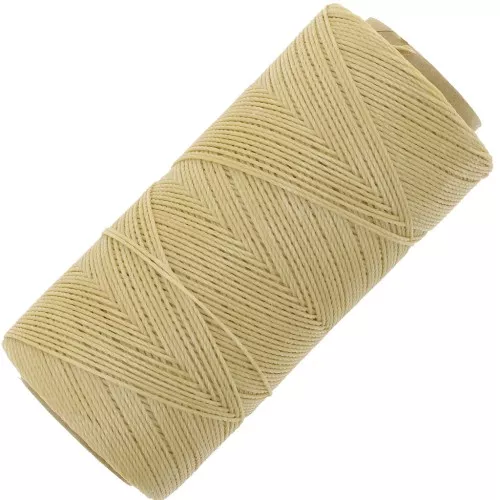 Bobina de hilo encerado Linhasita para micro macramé 0,75 mm - Gamuza (315) x228m