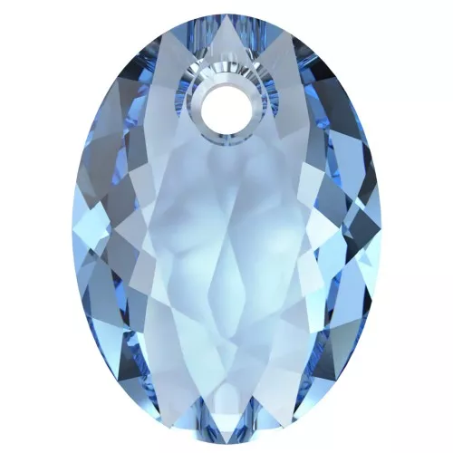 PureCrystal 6438 Colgante talla elíptica 11,5 mm - Reinvented Cool Blue x1