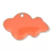 Lentejuelas nubes resina epoxi 25x15 mm Light rose x6