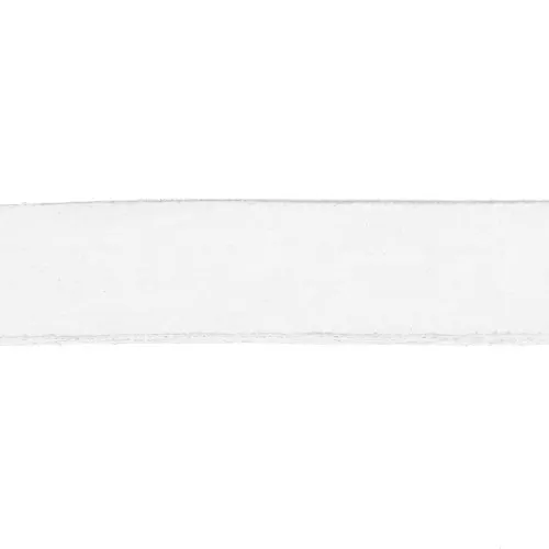 Cordón plano cuero 10 mm Blanco x30cm