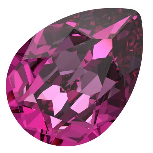 Cabujón PureCrystal 4320 14x10 mm - Dark Rose x1