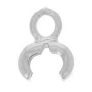 Terminal para cadena de bolas de 2 mm y 3 mm - Plata de ley 925 x1