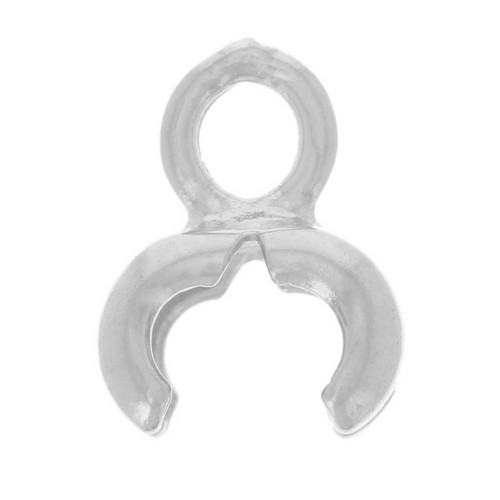 Terminal para cadena de bolas de 2 mm y 3 mm - Plata de ley 925 x1