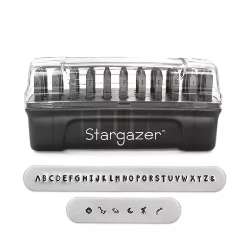 Punzones ImpressArt Signature 2 mm para acero - Alfabeto Majuscules STARGAZER x33