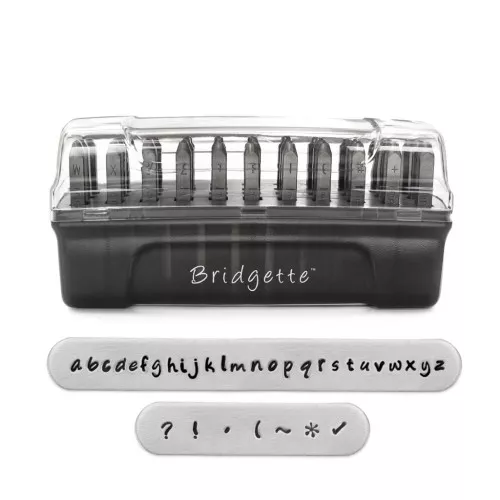 Punzones ImpressArt Signature 3 mm para acero - Alfabeto Minúsculo Bridgette x33