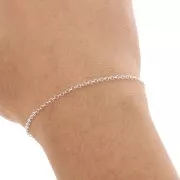 Cadena eslabones redondos 1.8 mm Plata 925 x1m