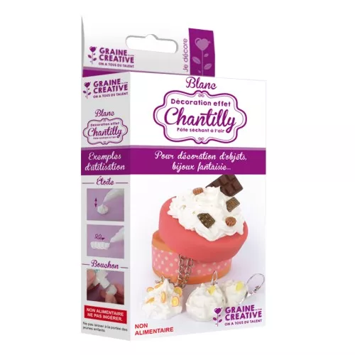 Surtido de decoración efecto chantillí Blanco x60g
