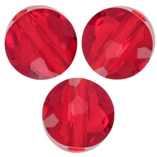 Cuentas redondas 6 mm - Thin Round PureCrystal 5034 - Light Siam x6