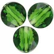 Fern Green - Cuentas redondas 6 mm - Thin Round PureCrystal 5034 - Fern Green x6 Cuentas redondas 6 mm - Thin Round PureCrystal 5034 - Fern Green x6