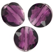Cuentas redondas 6 mm - Thin Round  PureCrystal 5034 - Amethyst x6|raw }}
