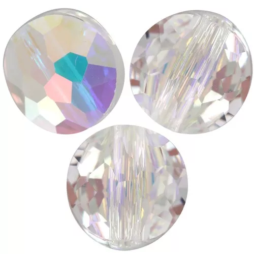 Cuentas redondas 6 mm - Thin Round  PureCrystal 5034 - Cristal AB x6