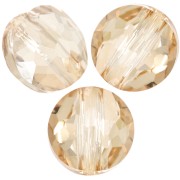 Cuentas redondas 6 mm - Thin Round  PureCrystal 5034 - Cristal Golden Shadow x6|raw }}