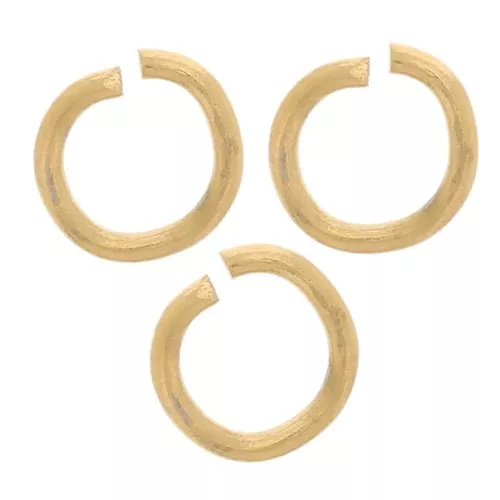 Anillas abiertas 3,5x0,6 mm - Acero inoxidable 304L Dorado x100